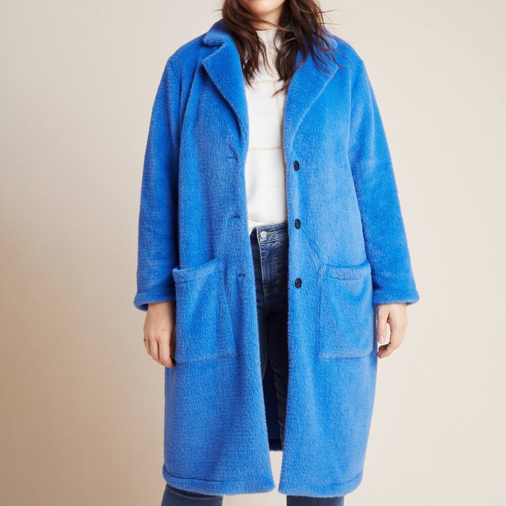 Anthropologie Sanctuary Colleen Faux Fur Coat